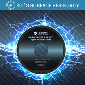 ePA12-CF engineering filament 3D printed part surface finish detail