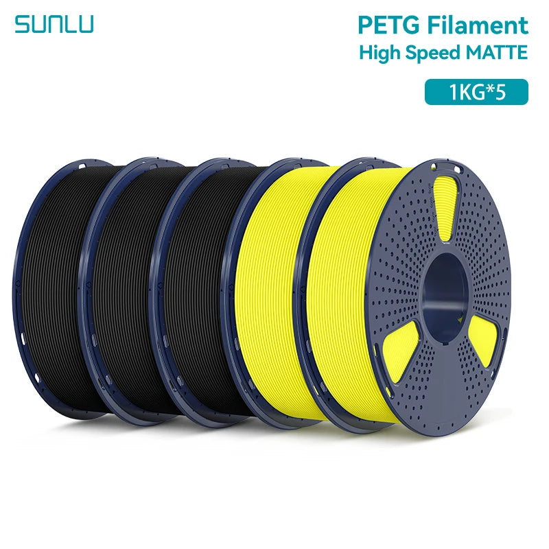 5KG High Speed Matte PETG Filament 1.75Mm 1000G Spool (2.2Lbs) High Speed Printing Filament Fit Most FDM Printer