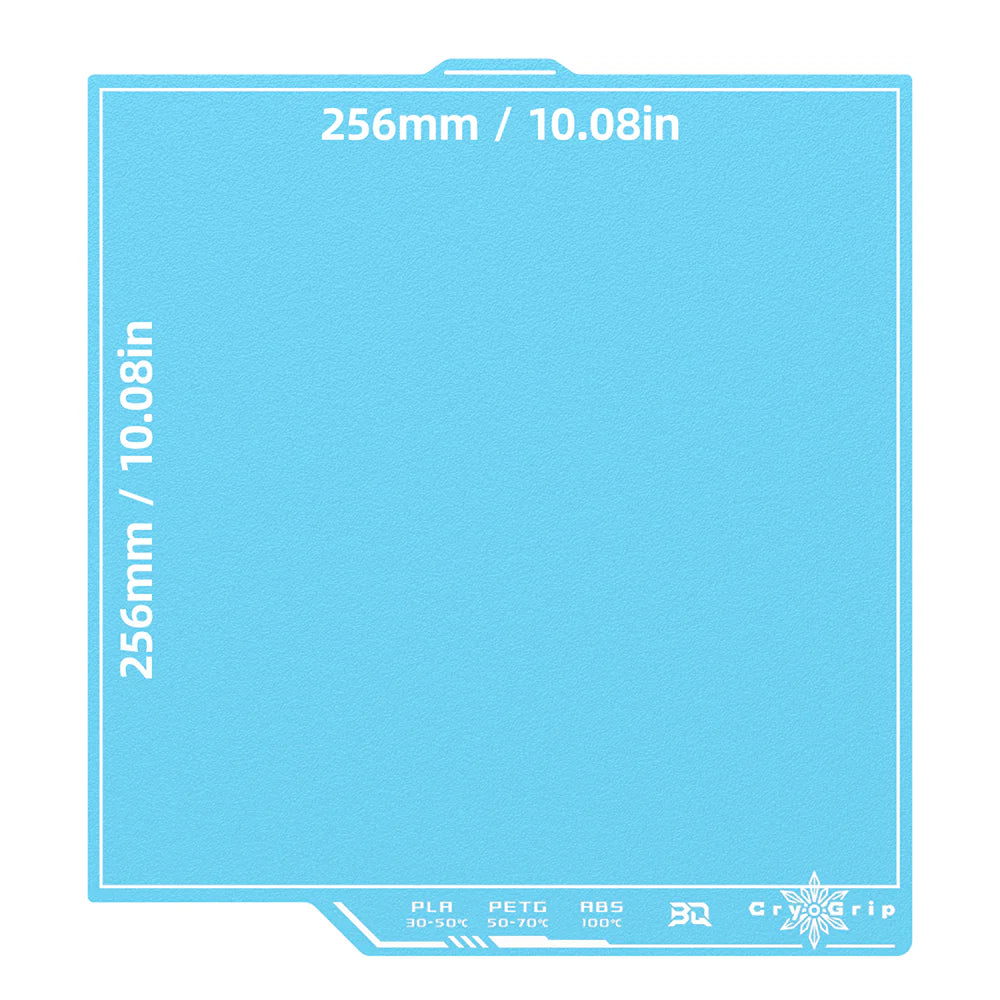 BIQU Cryogrip Pro Buildplate Double-Sided 7-Layer Composite with High Magnetic Spring Steel, Low Energy Printing, for Voron 300 Voron 350 ELEGOO CC/CC2