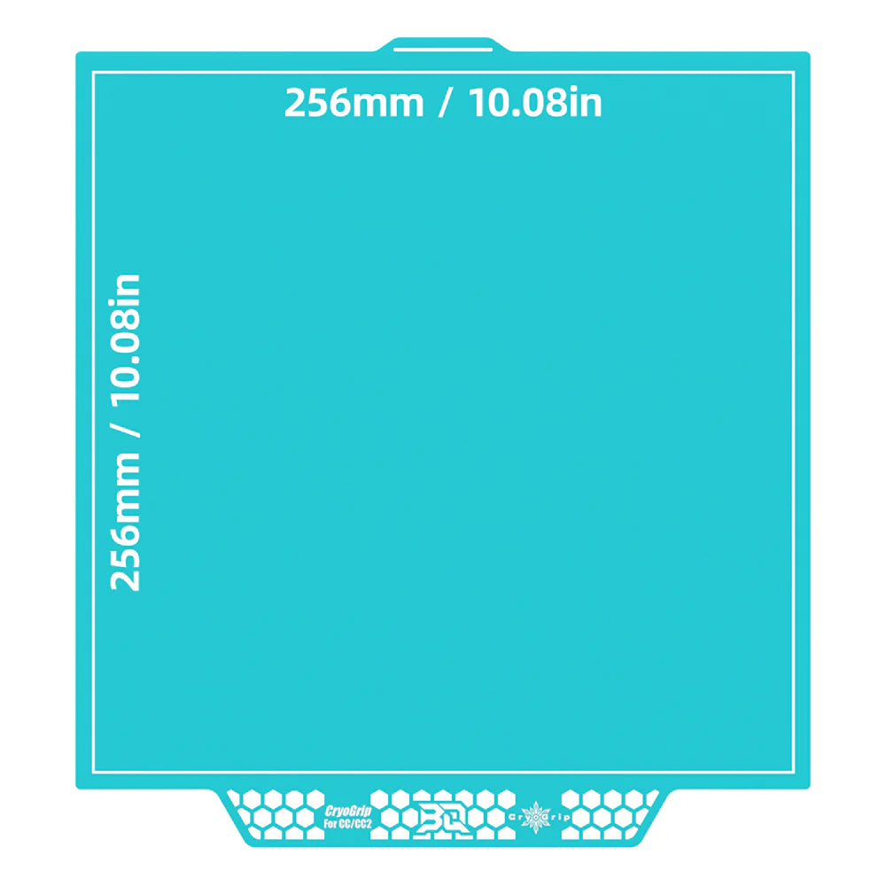 BIQU Cryogrip Pro Buildplate Double-Sided 7-Layer Composite with High Magnetic Spring Steel, Low Energy Printing, for Voron 300 Voron 350 ELEGOO CC/CC2