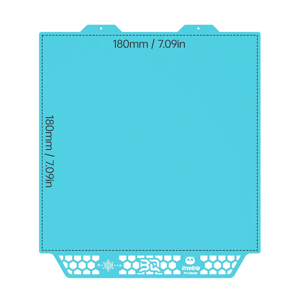 Panda Build Plate Cryogrip Pro Coating No Clog Spring Steel Double-Sided for Bambulab Voron Kobra Adventurer 5M 3D Printer