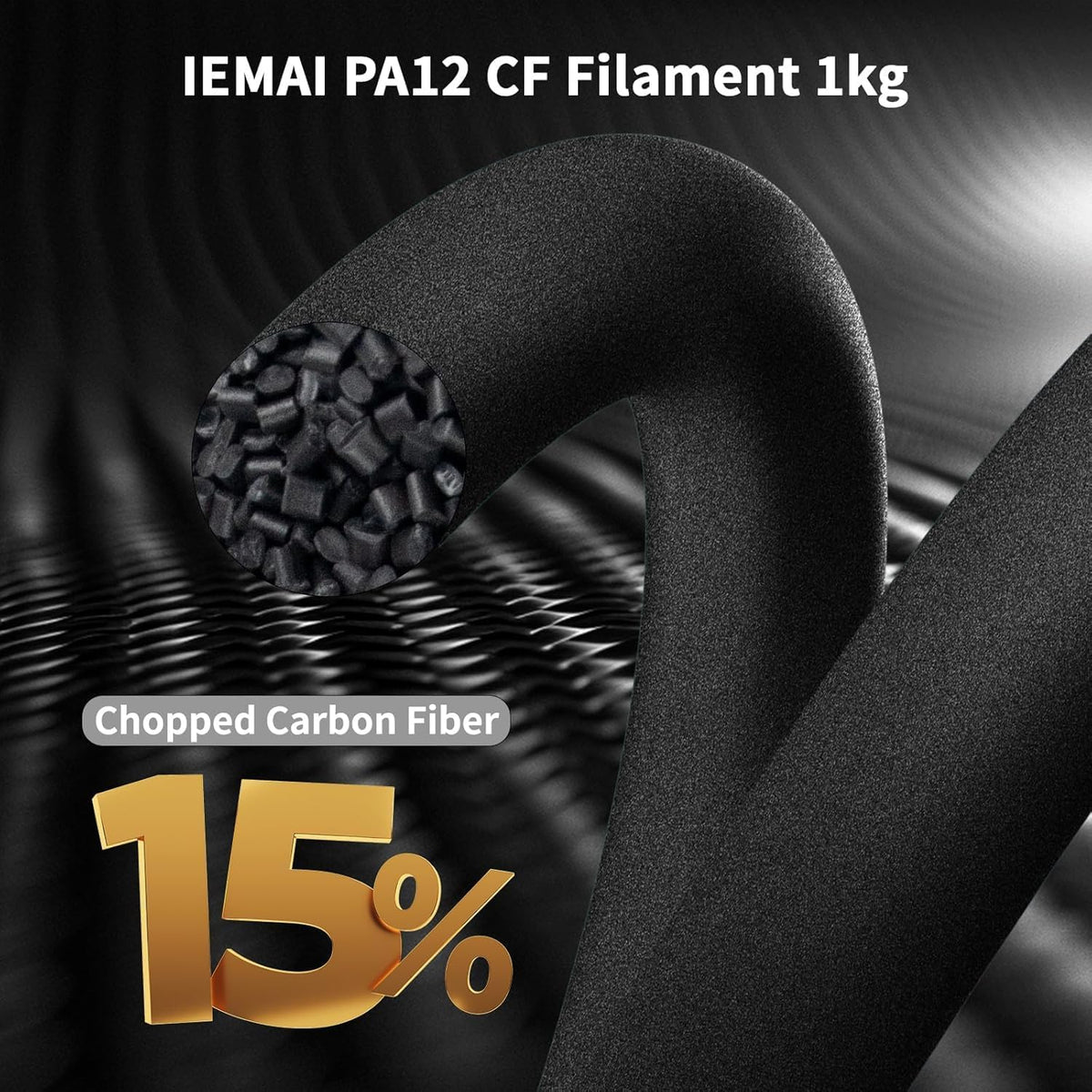 IEMAI PA12-CF Carbon Fiber Nylon – 1.75mm 1kg | Tested Settings