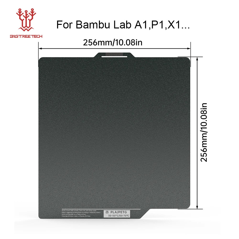 Panda Build Plate Cryogrip Pro Coating No Clog Spring Steel Double-Sided for Bambulab Voron Kobra Adventurer 5M 3D Printer