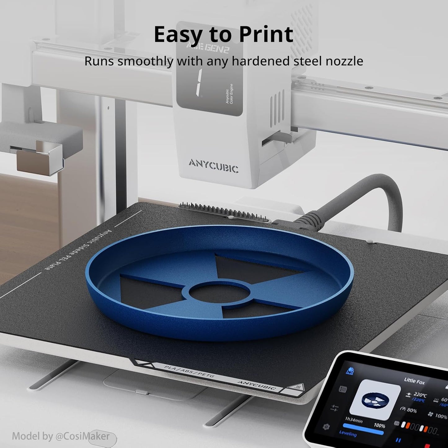 PETG-CF Carbon Fiber 3D Printer Filament 1.75Mm, Durable Impact & Heat Resistant, Satin Carbon Fiber Texture, 1KG Reusable Spool, Black