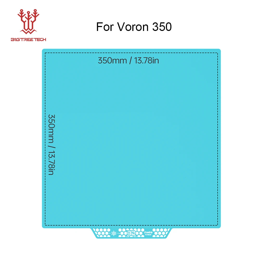 Panda Build Plate Cryogrip Pro Coating No Clog Spring Steel Double-Sided for Bambulab Voron Kobra Adventurer 5M 3D Printer