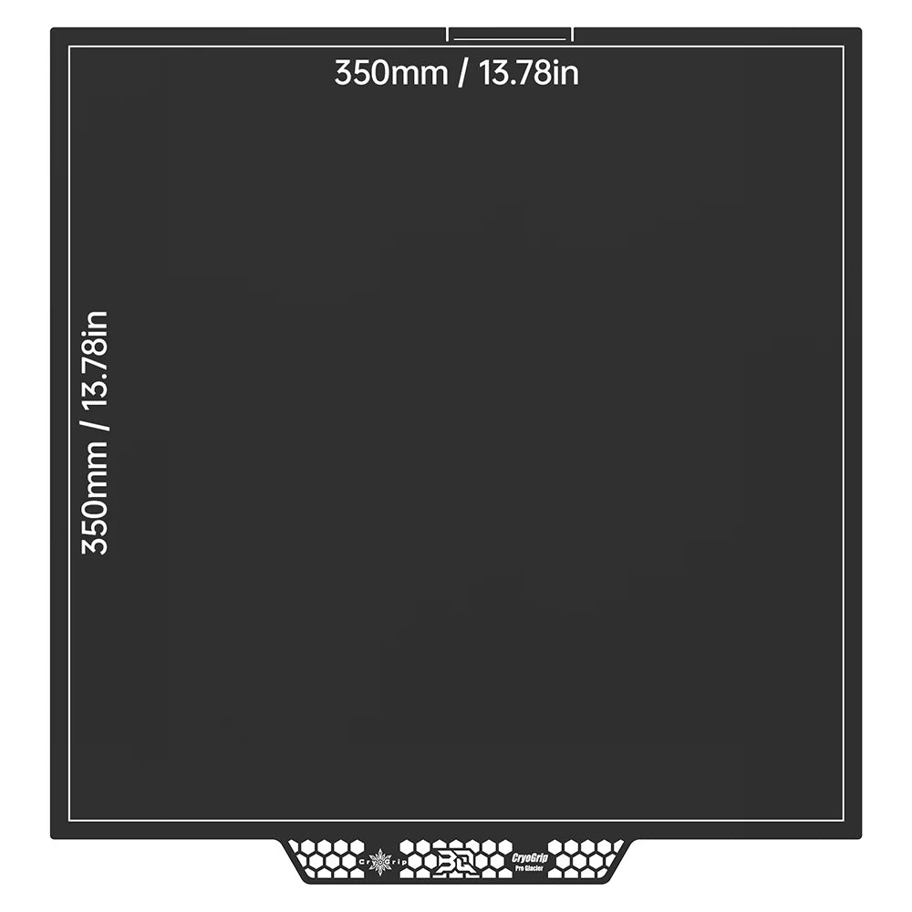 BIQU Cryogrip Pro Buildplate Double-Sided 7-Layer Composite with High Magnetic Spring Steel, Low Energy Printing, for Voron 300 Voron 350 ELEGOO CC/CC2