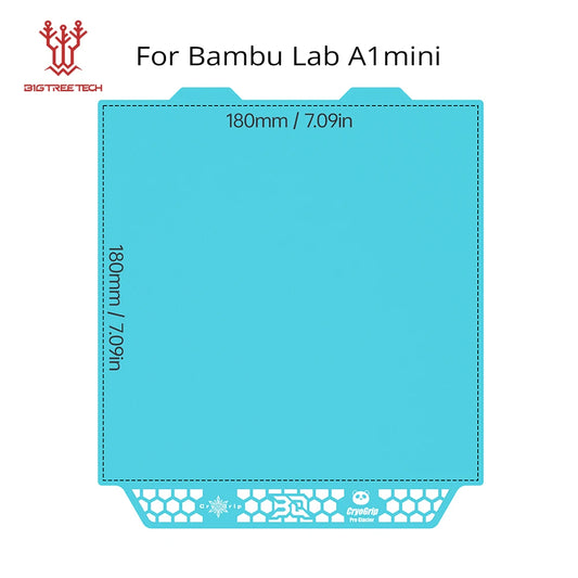 Panda Build Plate Cryogrip Pro Coating No Clog Spring Steel Double-Sided for Bambulab Voron Kobra Adventurer 5M 3D Printer