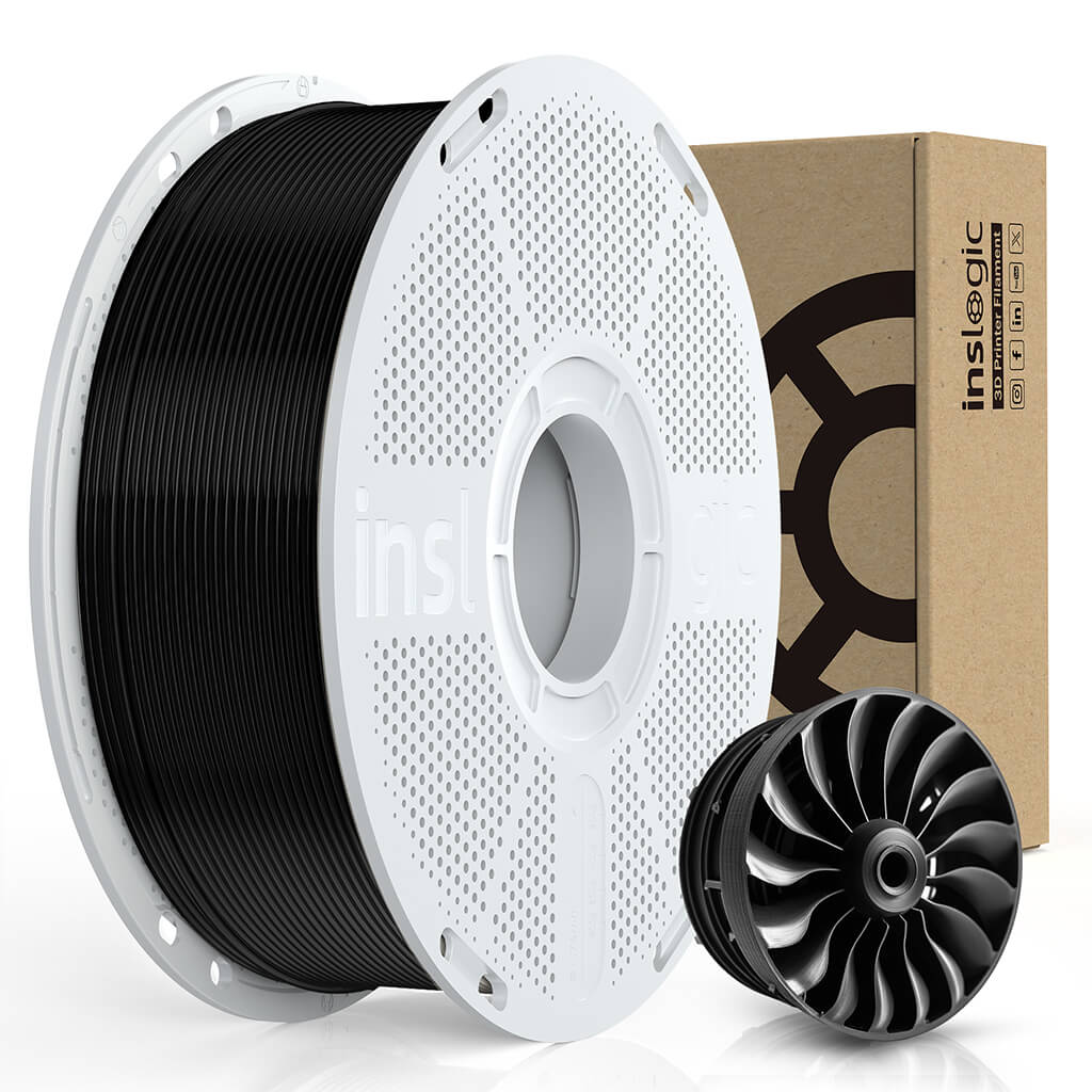 Inslogic PA12-CF Engineering Filament – Carbon Fiber Nylon | Tested Settings