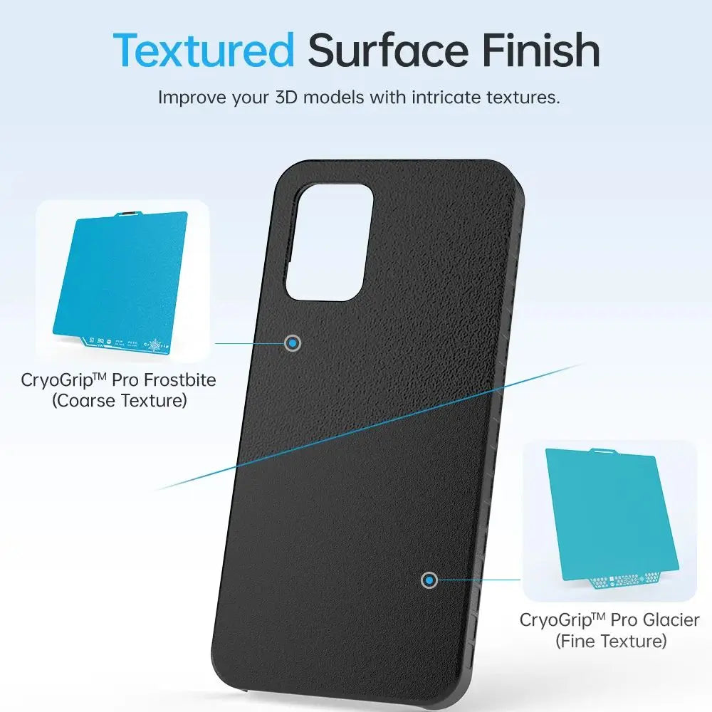 Panda Build Plate Cryogrip Pro Coating No Clog Spring Steel Double-Sided for Bambulab Voron Kobra Adventurer 5M 3D Printer