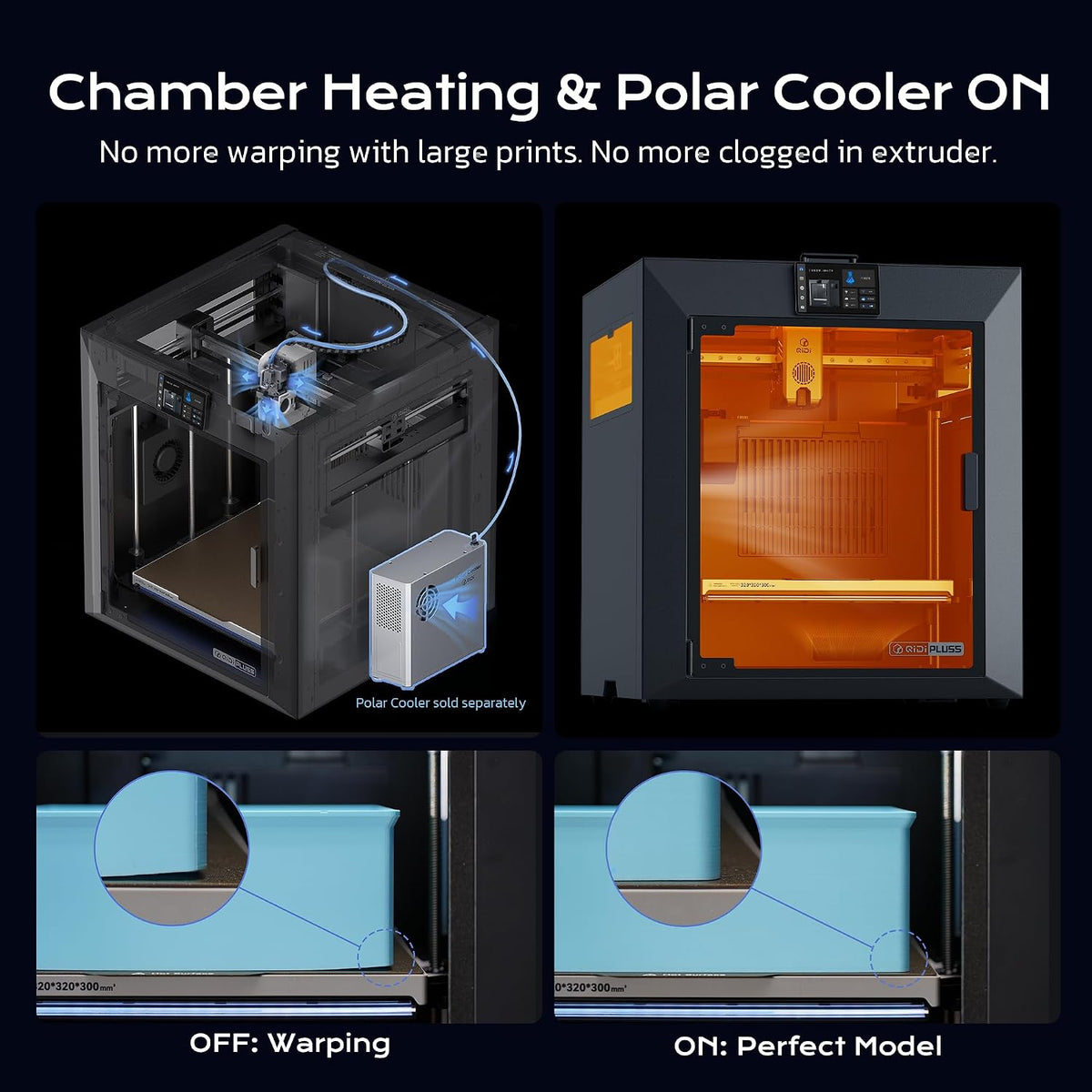 QIDI Plus5 Combo 3D Printer – 370°C Nozzle, 65°C Chamber | PPS-CF Ready