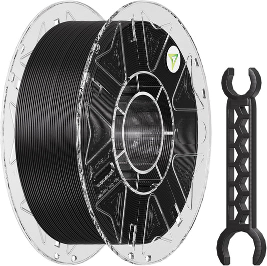 Hyper PAHT-CF Filament 1.75Mm 1KG, Carbon Fiber Nylon 3D Printer Filament, Ultra-Strong & High-Temp Resistant, Low Moisture Absorption & High Impact Toughness for Engineering Printing, Black